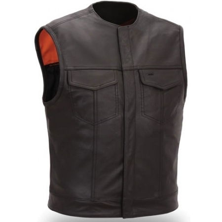 Men Fashion Leather Vests